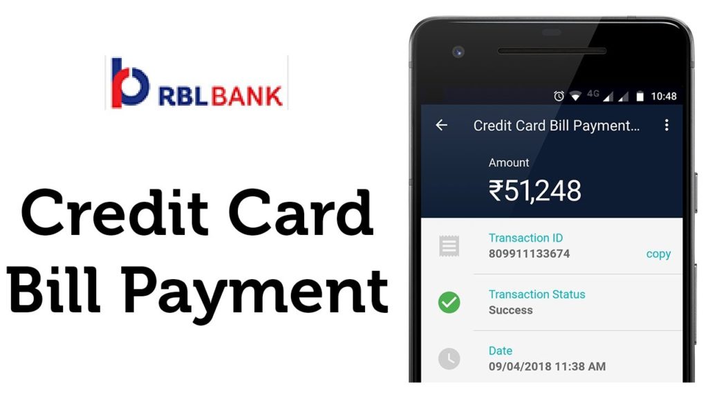 RBL Credit Card bill payments