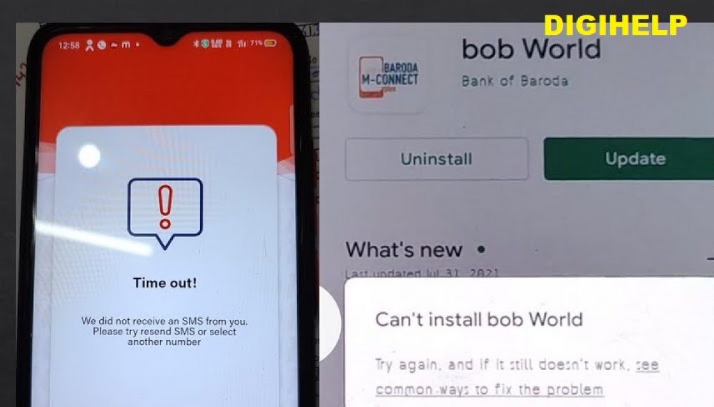 Fix BoB 911 error - Digihelp