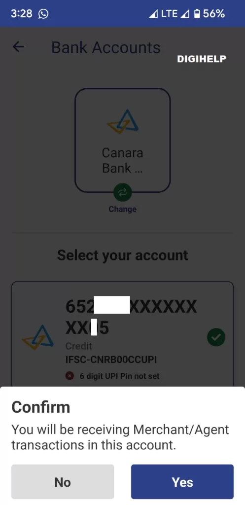 Canara Bank Credit Card Link UPI - 0