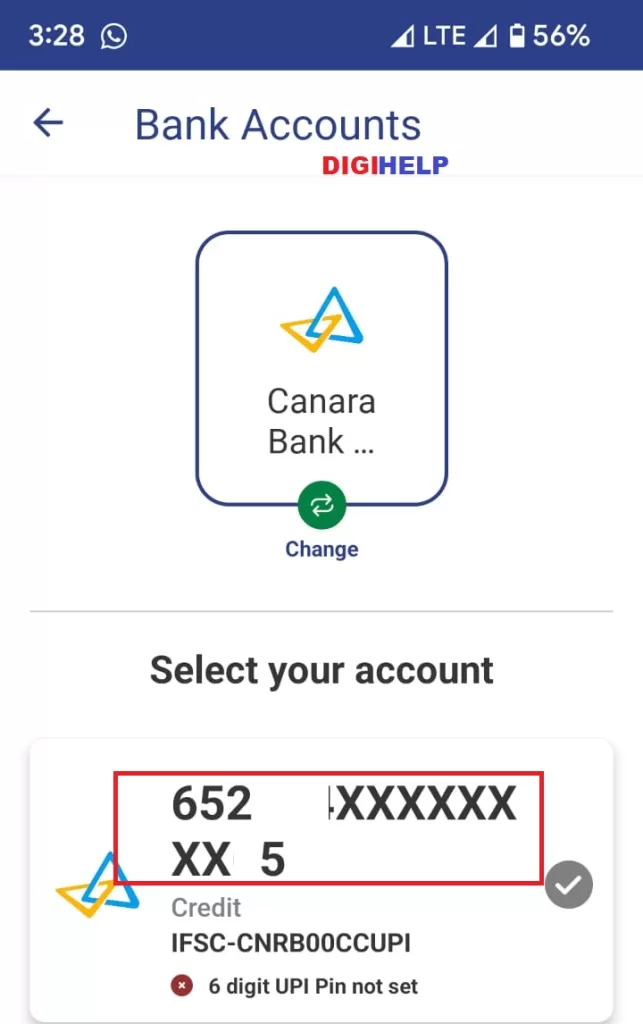 Canara Bank Credit Card Link UPI - 1