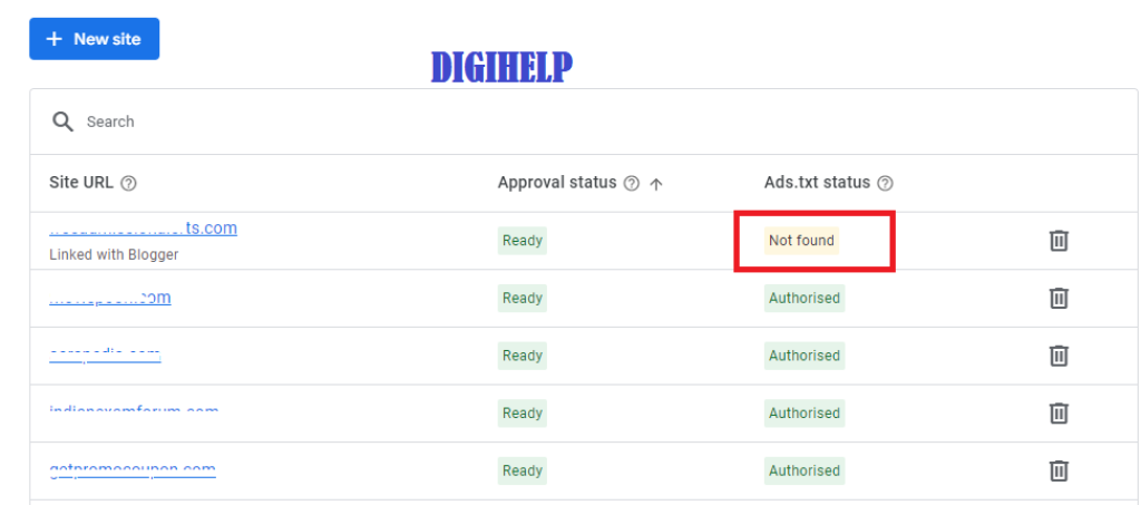 Fix adsTxt error