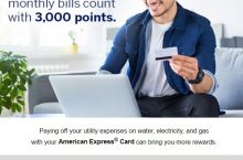 American Express Credit Card Offers on Utility Bills Payment