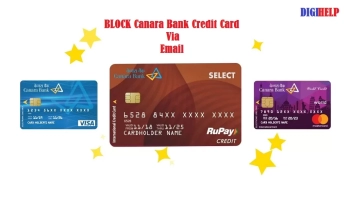 How To Block Canara Bank Credit Card Through eMail ?