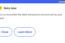 How To Fix UPI Error Exceeds the Maximum Amount Allowed Per Day ?