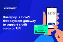 Razorpay Enable Credit Card Transactions Through UPI