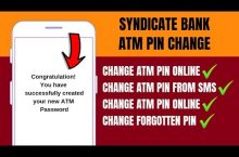 How to Reset Syndicate Bank ATM PIN Via Mobile Banking ?