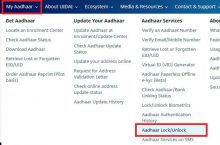 How To Lock Your Aadhaar Number for Unauthorize Usage ?