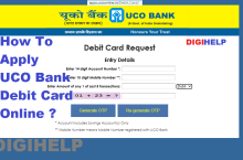 How To Apply UCO Bank Debit Card Online ?