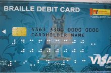 Syndicate Bank Launches Braille Debit Card for Blinds