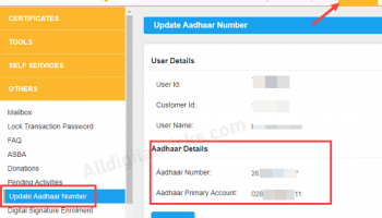 How to Link Canara Bank Account with Aadhaar ?