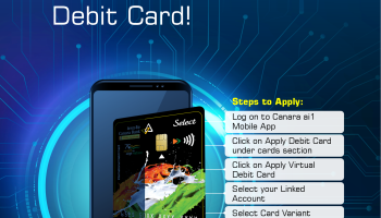 How To Apply Canara Bank Virtual Debit Card ?