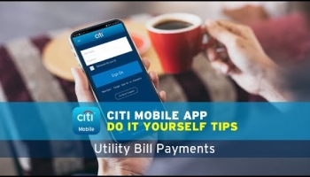 How To Pay Utility Bills Using Citibank Mobile Banking ?