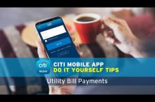 How To Pay Utility Bills Using Citibank Mobile Banking ?