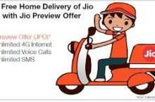 How To Get Reliance Jio 4G SIM through Home Delivery ?