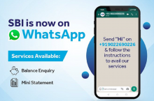 How to Register For SBI WhatsApp Banking ? 