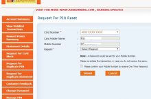 How To Reset Syndicate Bank Credit Card PIN Online ?