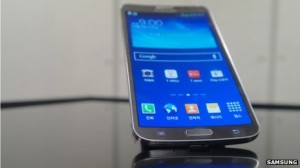 Samsung Galaxy curved display