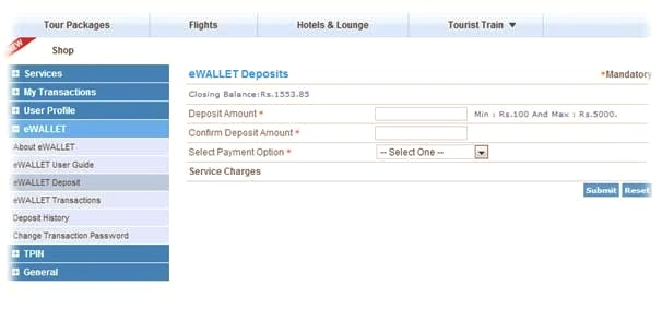 IRCTC eWallet – How To Book Tatkal Rail Ticket Quickly ?