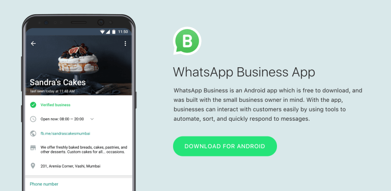 Download Whatsapp Business app