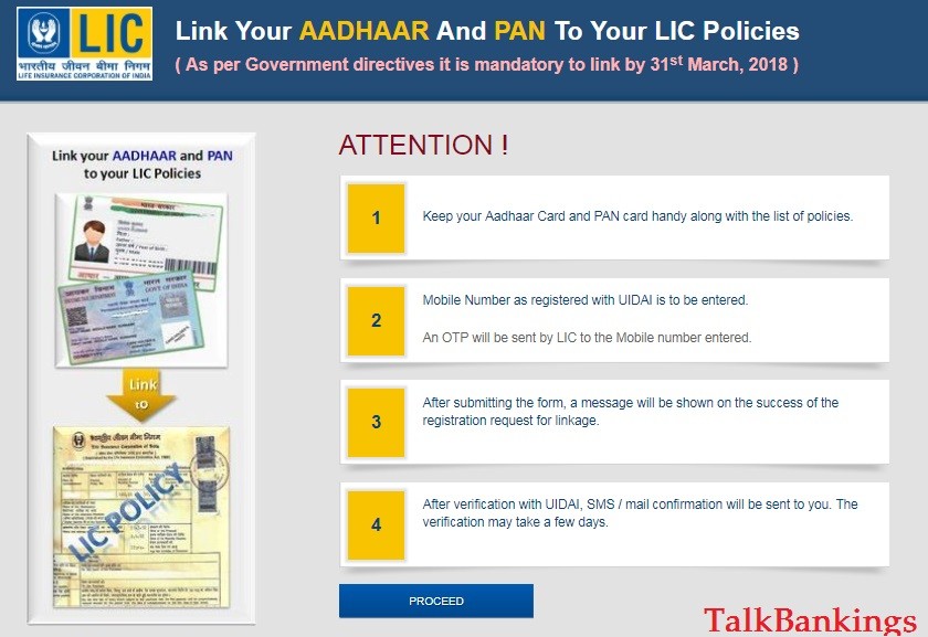 How To Link LIC Policies with Aadhaar ?