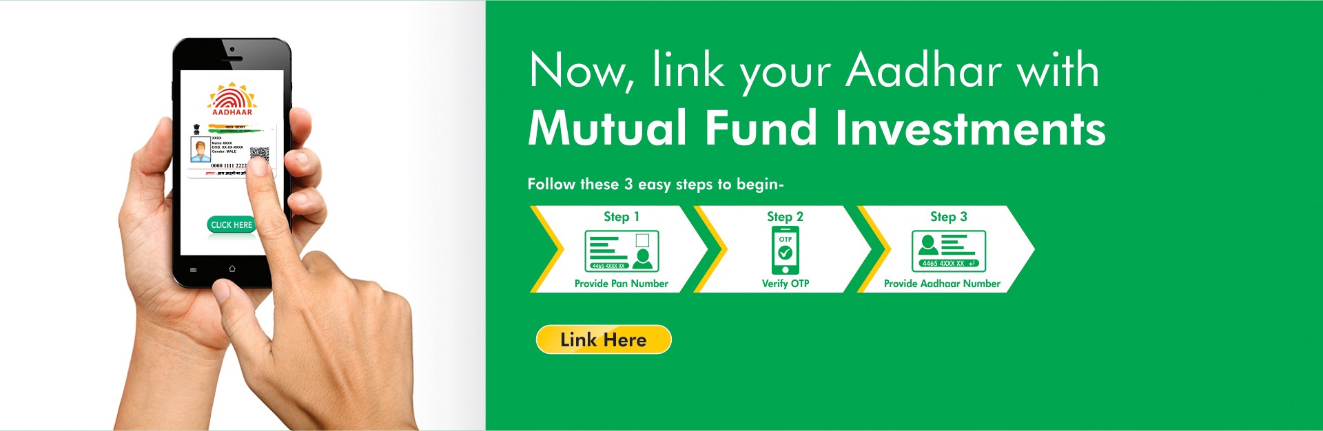 How To Link Aadhaar Number To Mutual Fund Accounts ?