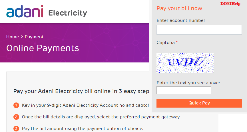 Reliance energy online bill payment