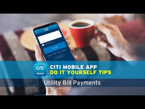 How To Pay Utility Bills Using Citibank Mobile Banking ?