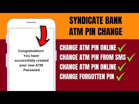 How to Reset Syndicate Bank ATM PIN Via Mobile Banking ?