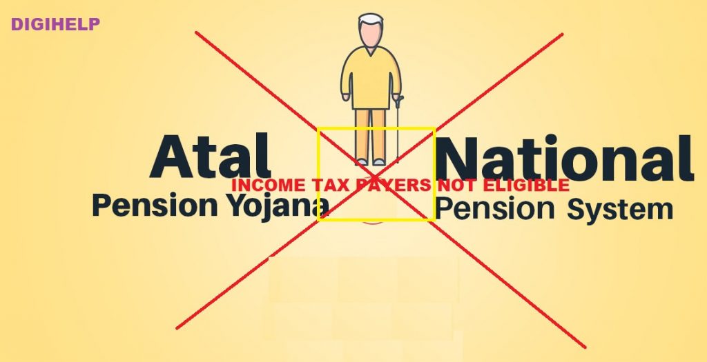 No APY Scheme for Income Tax Payers
