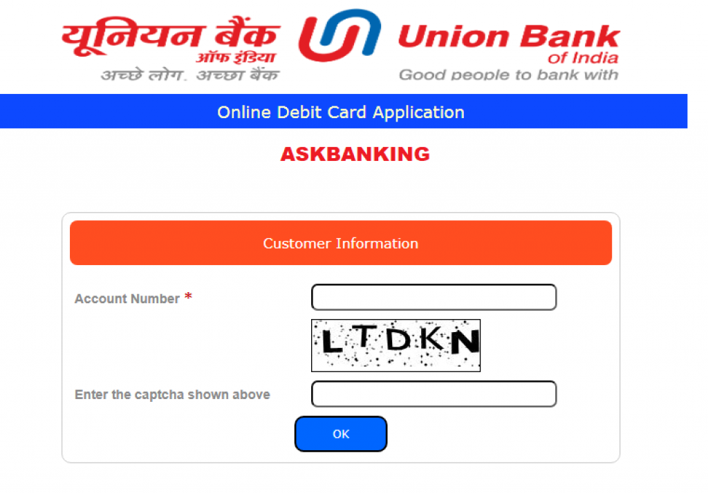 Union Bnak Debit Card Apply Online - DIGIHELP
