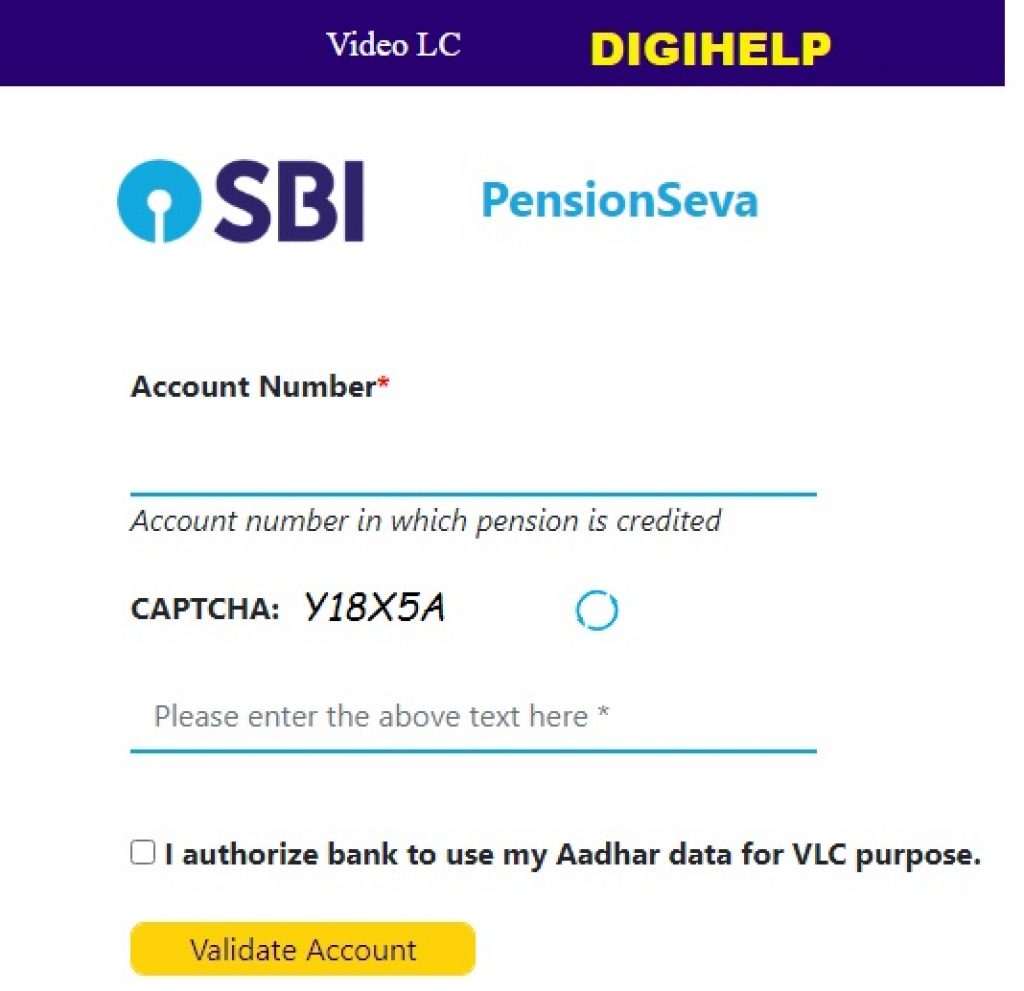submit Video Life Certificate for Pensioners in SBI