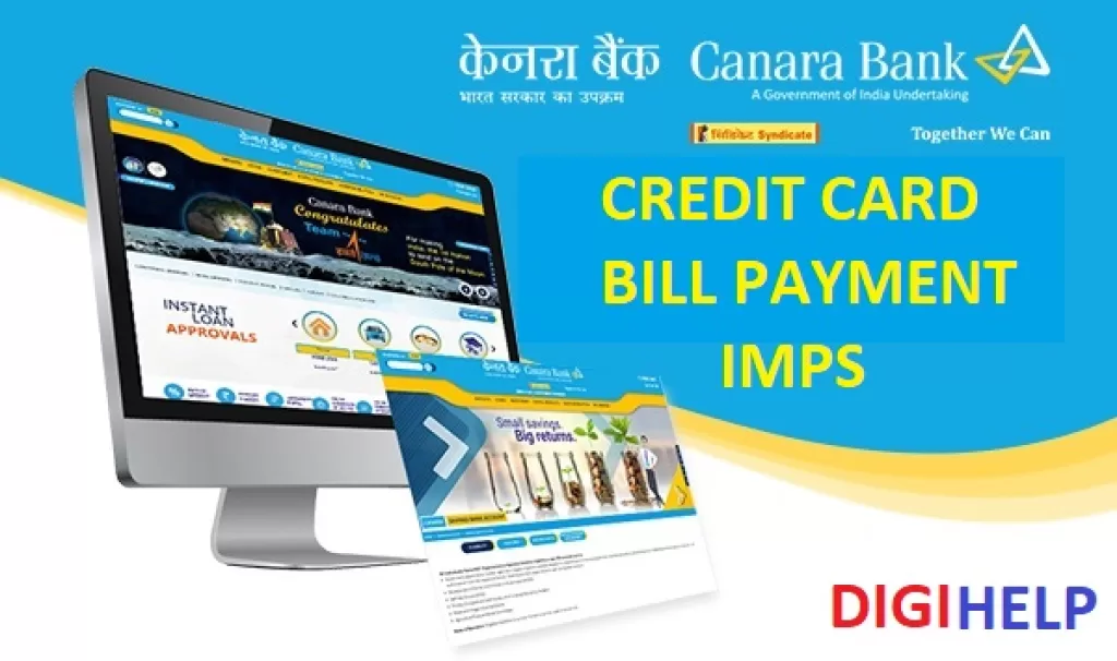 Canara Bank Credit Card Bill Payment IMPS-DIGIHELP