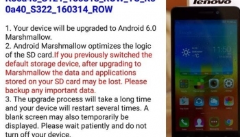 Android Marshmallow Updates for Lenovo K3 Note Rolled Out